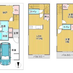 2LDK＋S　46.70㎡【14.1坪】　◆◆お問い合わせ・ご見学 窓口◆◆ 0120-664-188 (通話無料) ファイナルエステート間取