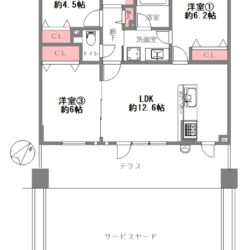 【即日案内】プレステ15番館鶴見緑地 リフォーム済み×サービスヤードあり
